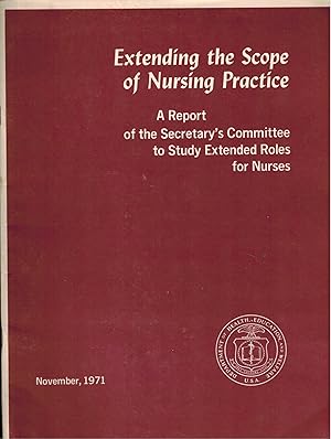 Imagen del vendedor de Extending the Scope of Nursing Practice a la venta por UHR Books