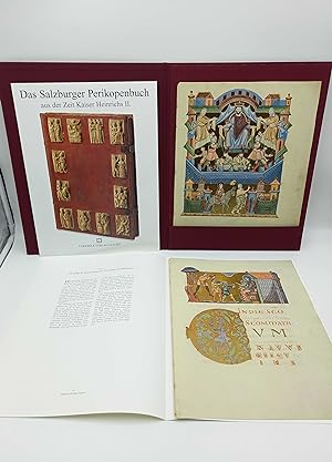 Bild des Verkufers fr Das Salzburger Perikopenbuch aus der Zeit Kaiser Heinrichs II. (Dokumentationsmappe mit 2 Faksimiles) zum Verkauf von Antiquariat Smock