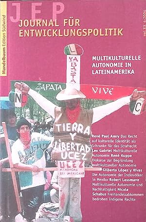 Image du vendeur pour Journal fr Entwicklungspolitik 2004 /4: Multikulturelle Autonomie in Lateinamerika. mis en vente par books4less (Versandantiquariat Petra Gros GmbH & Co. KG)