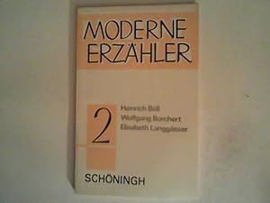 Imagen del vendedor de Moderne Erzhler, 2 a la venta por ANTIQUARIAT FRDEBUCH Inh.Michael Simon