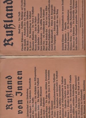 (2 BÄNDE) Rußland / Rußland von Innen. Süddeutsche Monatshefte, Februar 1915 / Juli 1915.