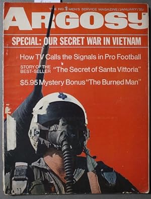 Seller image for ARGOSY January 1967 Vietnam Frank Harvey Spicer Bob Crichton Fireman Honig Surf for sale by Comic World