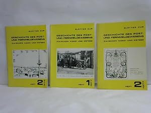 Blätter zur Geschichte des Post- und Fernmeldewesens zwischen Nord- und Ostsee. Heft 2 aus 1976/ ...