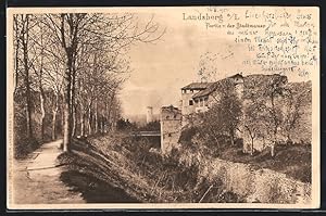 Bild des Verkufers fr Ansichtskarte Landsberg a. L., Partie von der Stadtmauer zum Verkauf von Bartko-Reher