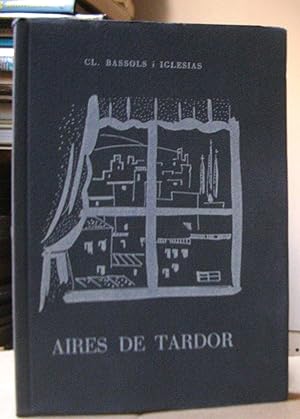 AIRES DE TARDOR (Sonets). Records i estampres d'altra temps. Pòrtic de Domènec Juncadella. Portad...