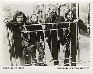 Four photographs of Folk Rock band McKendree Spring (Four original photographs from the archive o...