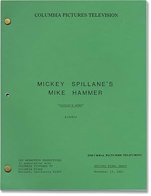 Mickey Spillane's Mike Hammer: Vickie's Song (Original screenplay for the 1984 television episode)
