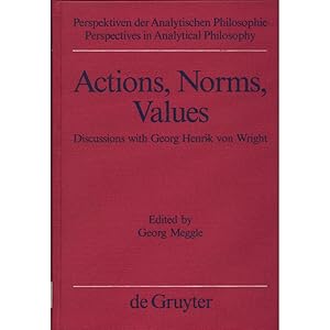 Bild des Verkufers fr Actions, Norms, Values zum Verkauf von avelibro OHG