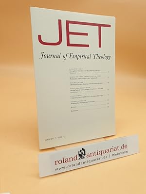 Immagine del venditore per JET - Journal of Empirical Theology, Volume 7 / 1994 / 2 venduto da Roland Antiquariat UG haftungsbeschrnkt
