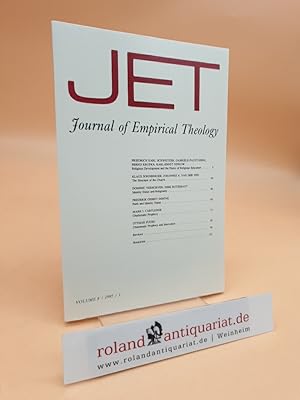Immagine del venditore per JET - Journal of Empirical Theology, Volume 8 / 1995 / 1 venduto da Roland Antiquariat UG haftungsbeschrnkt
