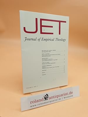 Seller image for JET - Journal of Empirical Theology, Volume 8 / 1995 / 2 for sale by Roland Antiquariat UG haftungsbeschrnkt