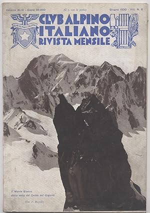 Club alpino italiano Rivista mensile Giugno 1930