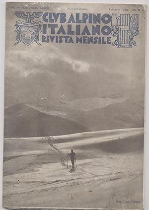 Club alpino italiano Rivista mensile Febbraio 1930