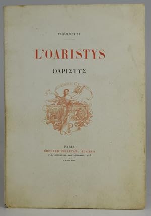 Seller image for L'Oaristys. Texte grec et Traduction de M. Andr Bellesort. Prcde d'une Lettre de Sicile par M. Anatole France. Illustrations de Georges Bellenger graves par E. Froment. for sale by Librairie Ancienne Richard (SLAM-ILAB)