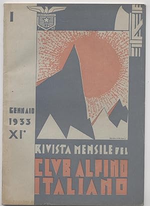 Club alpino italiano Rivista mensile Gennaio 1933