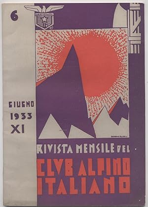 Club alpino italiano Rivista mensile Giugno 1933