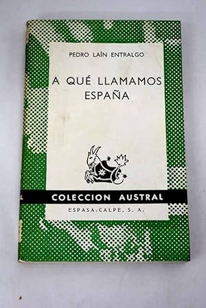 Imagen del vendedor de A qu llamamos Espaa a la venta por Alcan Libros