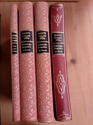Die Göttliche Komödie / La Divina Commedia. Drei Bände. Italienisch und deutsch. Übers. von Konra...