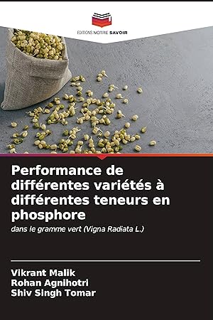 Bild des Verkufers fr Performance de diffrentes varits  diffrentes teneurs en phosphore zum Verkauf von moluna