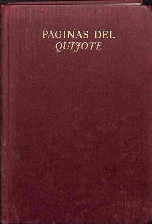 Seller image for Paginas del Quijote for sale by WeBuyBooks
