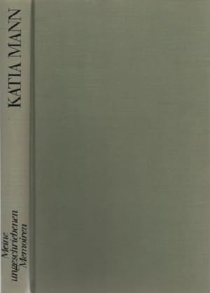 Seller image for Meine ungeschriebenen Memoiren. Katia Mann. Hrsg. von Elisabeth Plessen u. Michael Mann for sale by Schrmann und Kiewning GbR