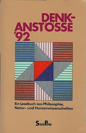 Seller image for Denkanste, Teil: 1992 Ein Lesebuch aus Philosophie, Naturwissenschaften und Humanwissenschaften for sale by Schrmann und Kiewning GbR