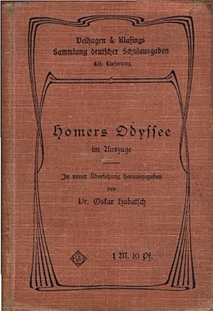 Seller image for Homers Odyssee im Auszuge / in neuer bers. hrsg. von Oskar Hubatsch. Mit Abb. nach den Umrisszeichn. von John Flaxman for sale by Schrmann und Kiewning GbR