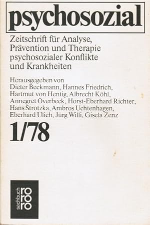 Bild des Verkufers fr Psychosozial; Teil: Jg. 1. 1978. Nr. 1. / rororo ; 7201 : rororo-Sachbuch zum Verkauf von Schrmann und Kiewning GbR