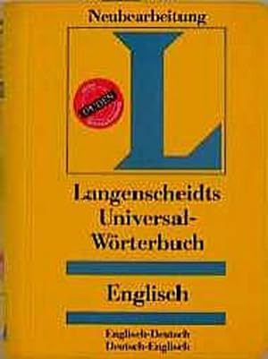 Image du vendeur pour Langenscheidts Universal-Wrterbuch Englisch : englisch-deutsch, deutsch-englisch. [bearb. von Holger Freese .] mis en vente par Schrmann und Kiewning GbR
