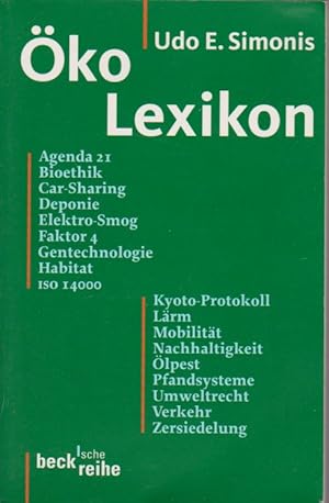 Bild des Verkufers fr ko-Lexikon. hrsg. von Udo E. Simonis. In Zusammenarbeit mit Gnter Altner . / Beck'sche Reihe ; 1548 zum Verkauf von Schrmann und Kiewning GbR