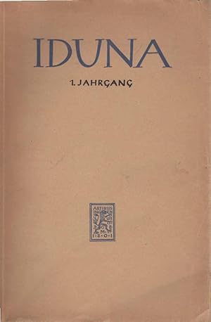 Iduna : Jahrbuch d. Hölderlin-Gesellschaft. 1. Jahrgang. hrsg. von Friedrich Beissner [u.a.]