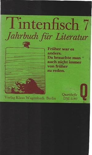 Seller image for Tintenfisch; Teil: 7. Quarthefte ; 68 for sale by Schrmann und Kiewning GbR