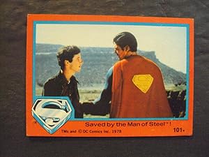 25 Assorted Superman, Superman II Cards + Small Sticker + Wizard Promo Card