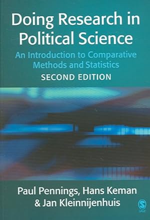 Imagen del vendedor de Doing Research in Political Science a la venta por GreatBookPricesUK