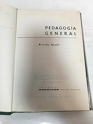 Immagine del venditore per Pedagoga general venduto da SoferBooks