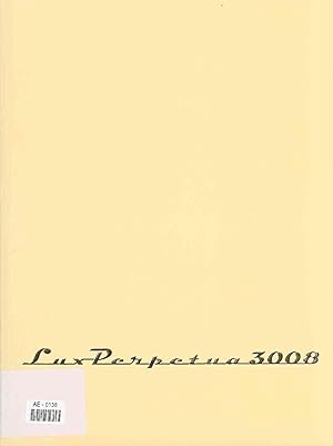 Seller image for Lux Perpetua 3008. for sale by Antiquariat Bookfarm