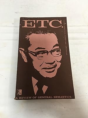 Image du vendeur pour ETC (et cetera): A Review of General Semantics Volume Sixty-Two Number Four October 2005 mis en vente par SoferBooks