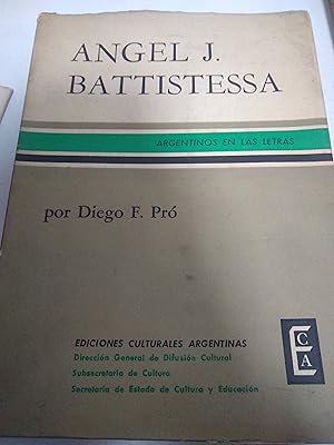 Imagen del vendedor de angel j battistessa argentinos en las letras por df pro a la venta por SoferBooks