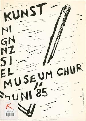 Bild des Verkufers fr Kunst Museum Chur, Juni 85. Katalog zur Ausstellung "Aspekte aktueller Bndner Kunst", 4. Mai bis 9. Juni 1985 zum Verkauf von Antiquariat Bookfarm