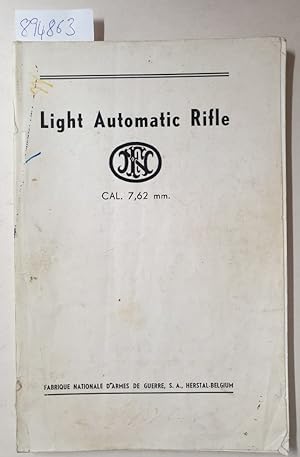 FN Light Automatic Rifle, cal. 7,62 mm.