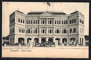 Ansichtskarte Singapore, Raffles Hotel