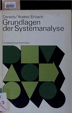 Imagen del vendedor de Grundlagen Der Systemanalyse. a la venta por Antiquariat Bookfarm