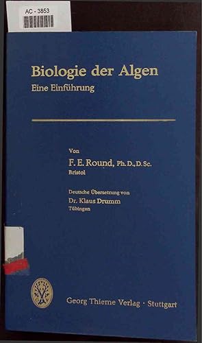 Image du vendeur pour Biologie der Algen. Eine Einfhrung. AC-3853 mis en vente par Antiquariat Bookfarm