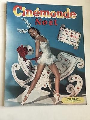 CINEMONDE- 1952 French Movie Magazine Christmas Special (CYD CHARISSE Cover)