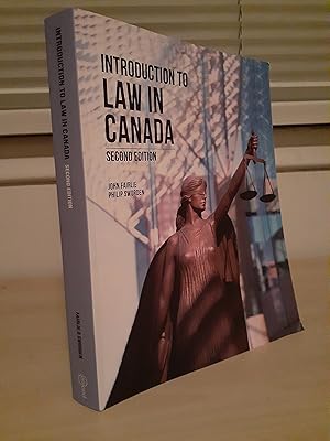 Introduction to Law in Canada Second Edition