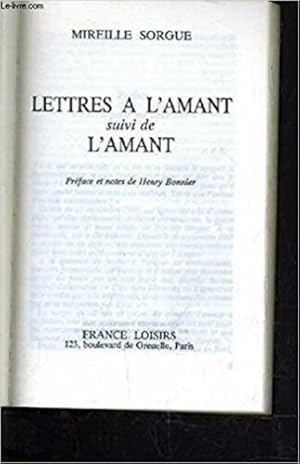 Image du vendeur pour Lettres  l'amant Suivi de L'Amant mis en vente par Dmons et Merveilles