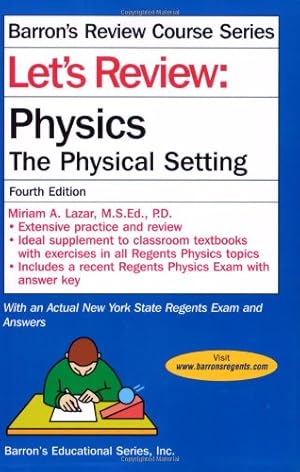 Seller image for Barron's Let's Review Physics: The Physical Setting for sale by 2nd Life Books