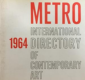 Imagen del vendedor de METRO. INTERNATIONAL DIRECTORY OF CONTEMPORARY ART 1964 a la venta por libreria minerva