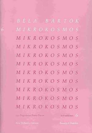 Bild des Verkufers fr Mikrokosmos : 153 Progressive Piano Pieces: Nos. 140-153 zum Verkauf von GreatBookPrices