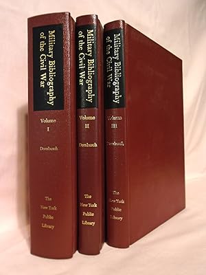 MILITARY BIBLIOGRAPHY OF THE CIVIL WAR, VOLUMES 1, 2, AND 3